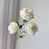 3-headed diamonds [with leaves] rose milky white