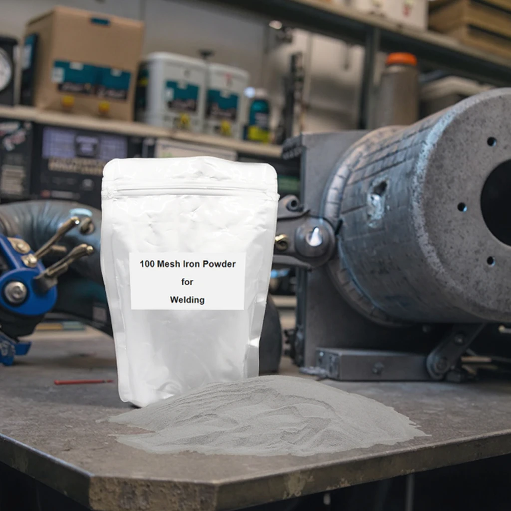 Factory Made Direct Sale 100 Mesh Iron Powder for Welding Pure Reduced Iron Powder Price