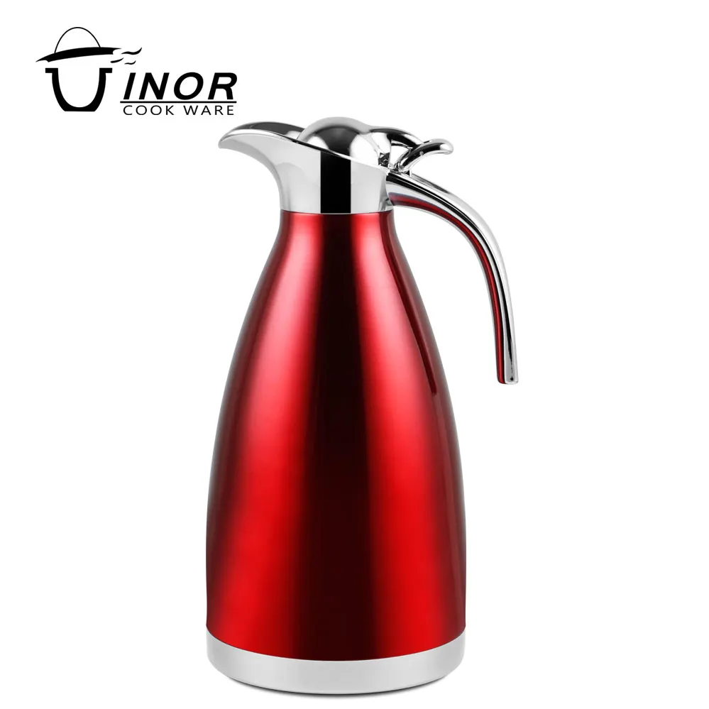 2L Stainless Steel Vacuum Insulated Thermal Carafe Coffee Pot