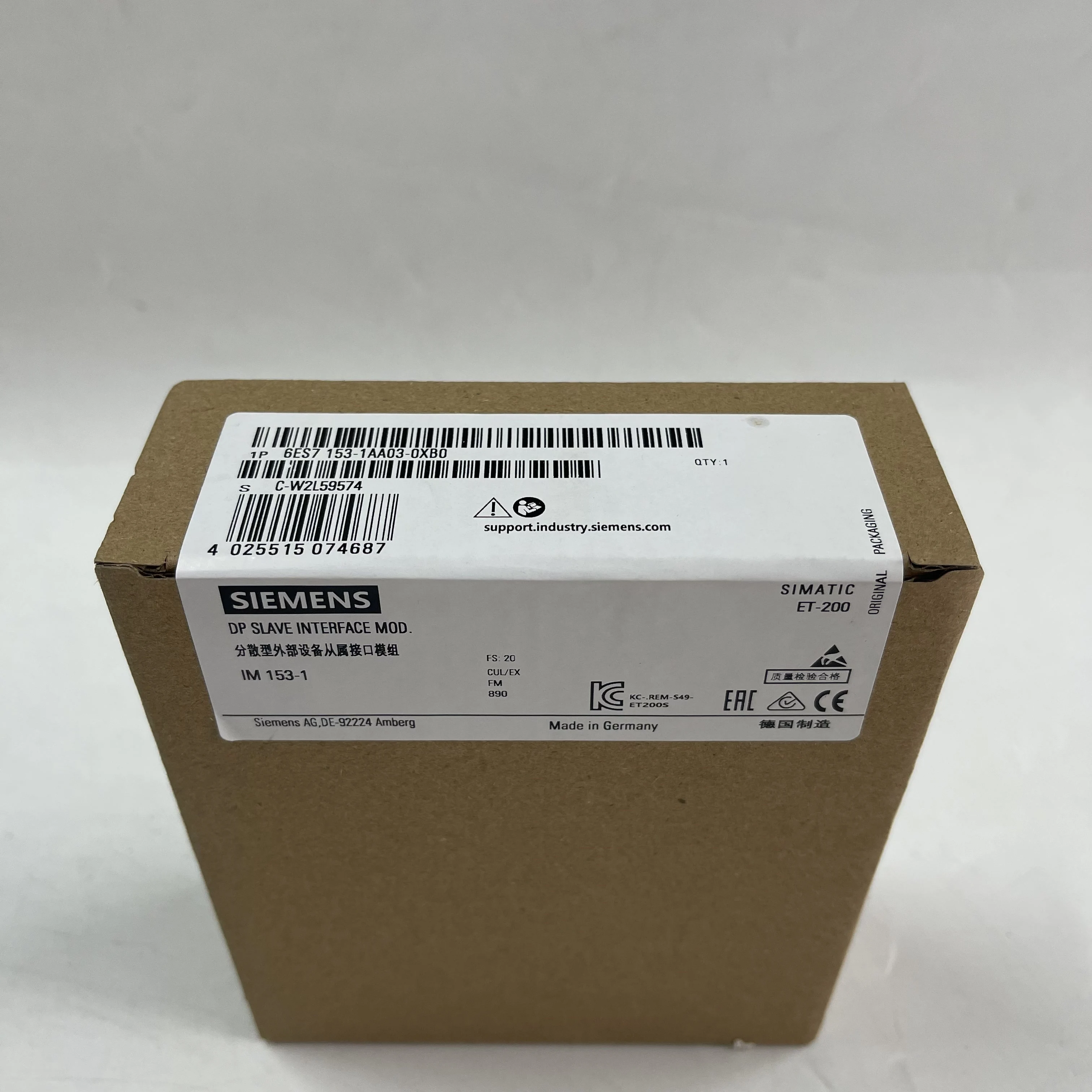 Siemens DP Slave Interface Module 6ES7153-1AA03-0XB0