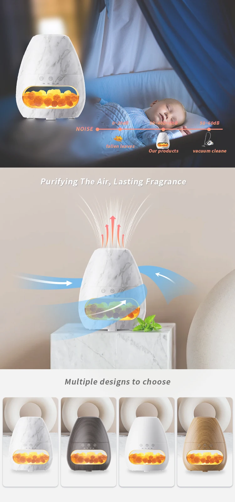 Title 4, New Fashion 3D Fire Flame Cool Misting Humidifi...