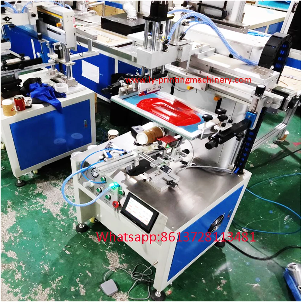 Paper Cup 2 Color Screen Printing Machine Paper Cup logo Printing Machine
