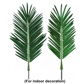 Wholesale Factory Price Artificial Green Leaves Artificial palm tree leaf