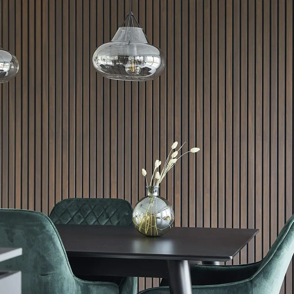 Akupanel PET Light Oak Wooden Slats Acoustic Panels CE Certificate FSC Certificate PET MDF Veneer Modern Acoustic Panel