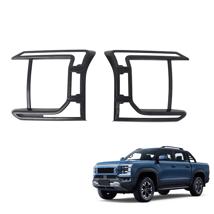 BYD Shark 6 үшін алдыңғы фар көзінің қаңқасы сыртқы әсемдік элементі ABS пластик арматурасы алдыңғы жарық қорғау әсемдігі жиектеуіш