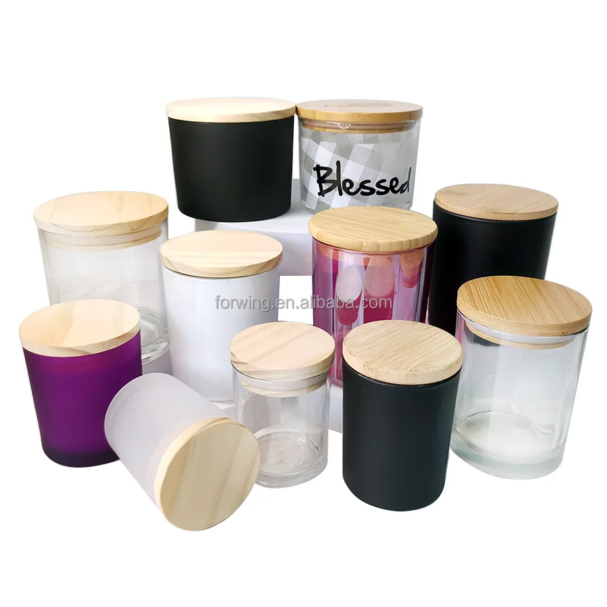 Custom Paper Container Candle Jars Ideas Luxurious Eco Friendly Candle jars with lid and Boxes Packaging supplier