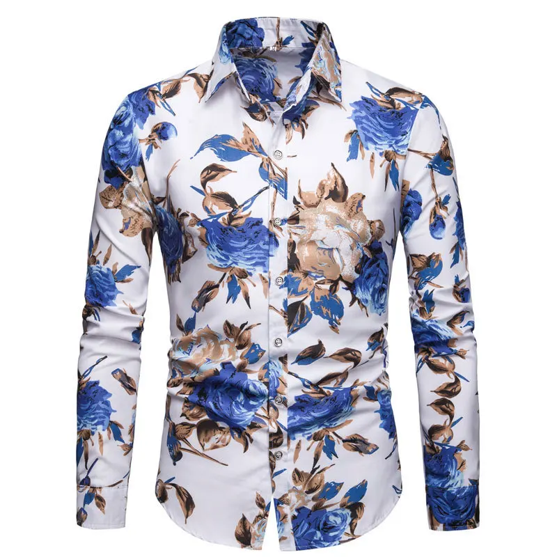Engros Direkte Fabrikstilpasset Seneste Mode Formelle Designs Bomuld Langærmet Slim Fit Casual Forårsskjorte til mænd797_voghion.com