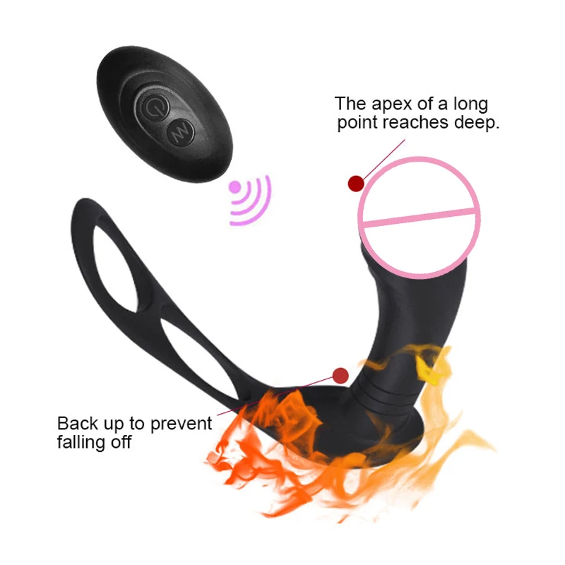 Factory Remote Control Anal Plug for Men Male Masturbation Toy Butt Plug Vibrator Vibrating Butt Plug