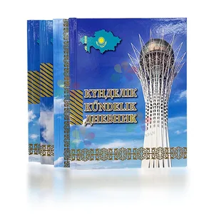 Custom Logo Hardcover Notebook 80 Pages - Kazakhstan Market Perfect Binding Bulk Order School Office Stationery Supply