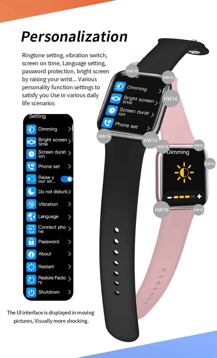 smartwatch hw16 aliexpress