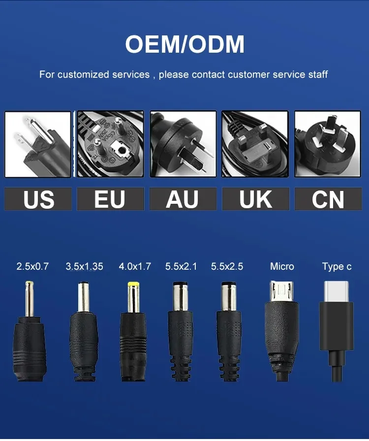 Adaptador De Fuente De Alimentación De 19v, 4,74a, 90W CA, Cable