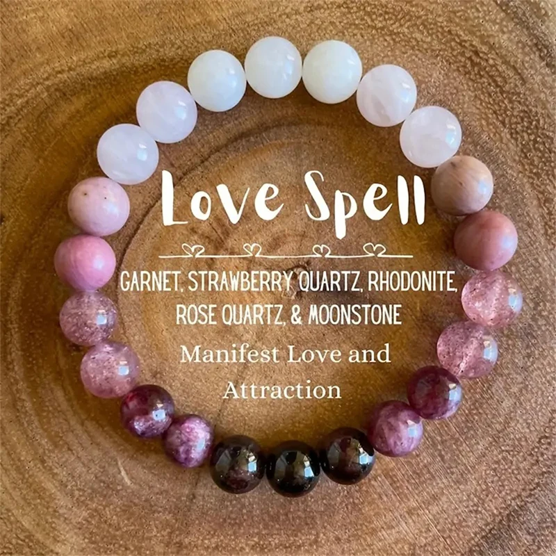 Natural Stone Quartz Healing Crystal Stretch Beaded Bracelet Wealth Money Jewelry Men Women Gift