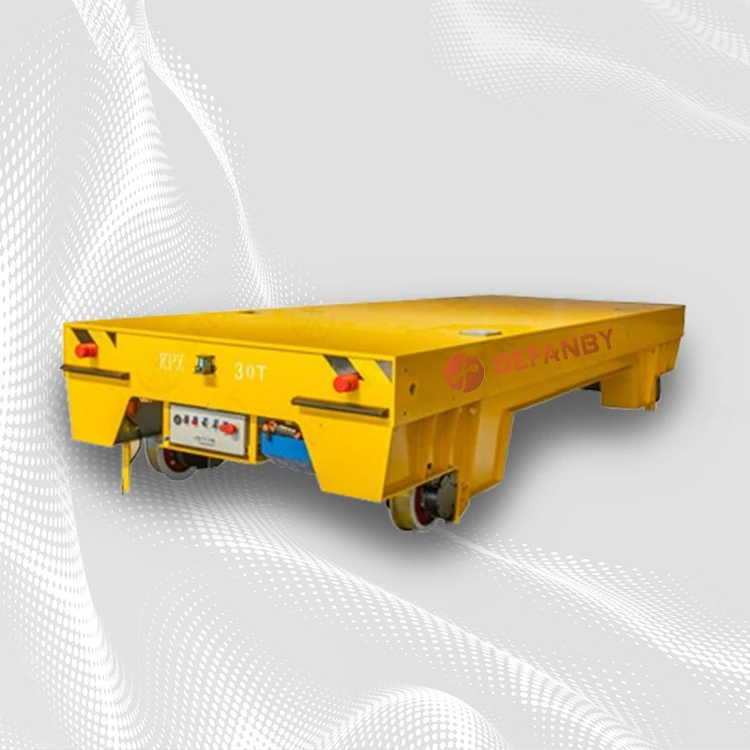 Raw Material Handling Rail Transfer Solution 5 Ton Transfer Trolley for Sale