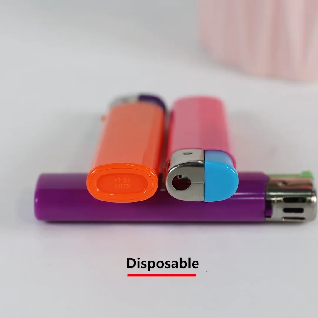 Disposable Cheap Plastic Gas Lighters Refillable Kitchen Butane Flame