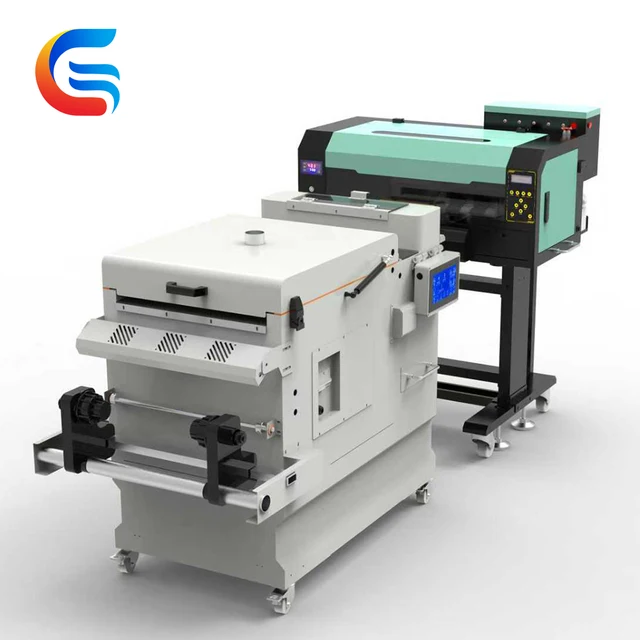 A3 DTF Printer 2 Head I1600 Max Print Width 330mm Printing Width and Automatic Powder Shaker Pigment Ink System