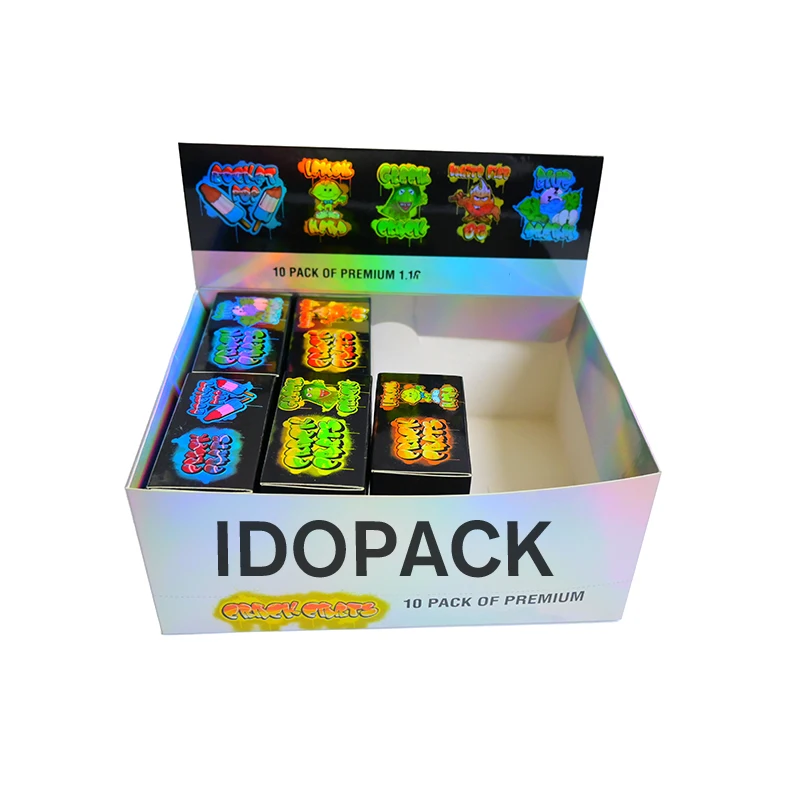 Cheap Factory Price Retail Shop Shelf Ready Tray Cigars Coated Packaging Folding Paper Display Box for Child Resistant Boxes