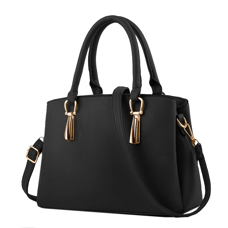 
Fashion PU Top Handle Bags Shoulder Strap Women Bag Ladies Handbag 