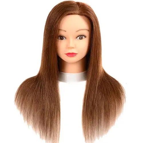 Hairdressing head model real hair model head instructor head