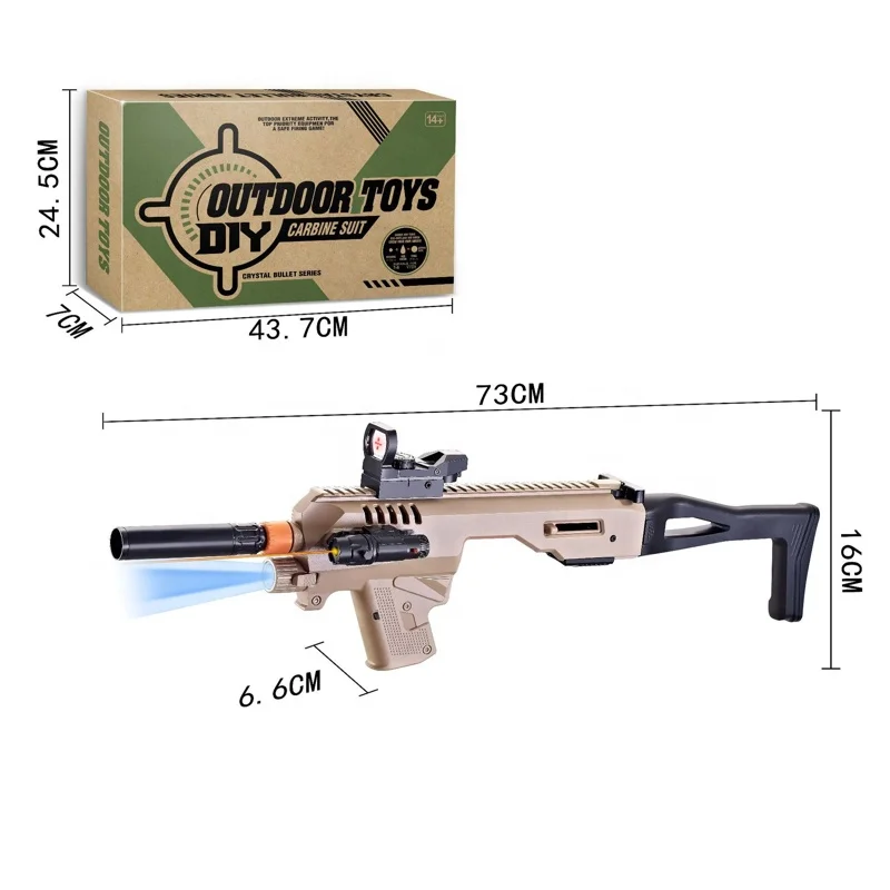 Hotselling Carbine Conversion Kit for Blaster Toy Gun Tactical Laser Sight Accessory for Glock807 Pistola De Hidrogel Gift Toy