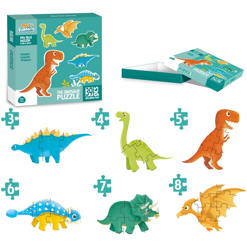 dinosaur puzzle set