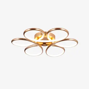 Modern Indoor Decorative Children Flower Rings Led Ceiling Light for Living Room