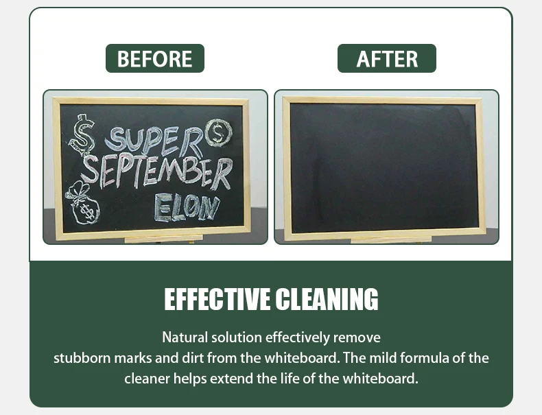 Elon Natural Chalkboard Cleaner Spray Whiteboard Cleaner 10 Oz Dry