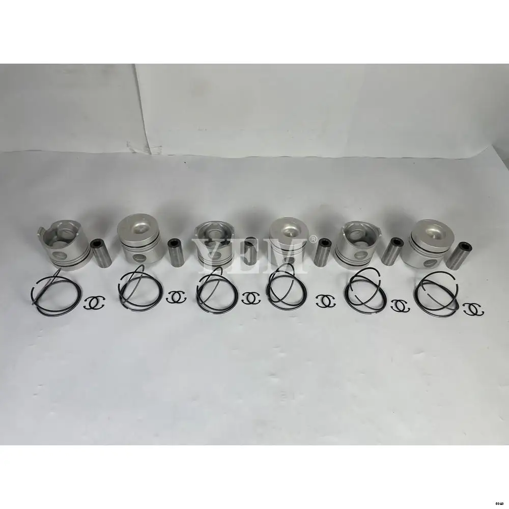 6D15 Engine Piston Set With Piston Ring for Mitsubishi