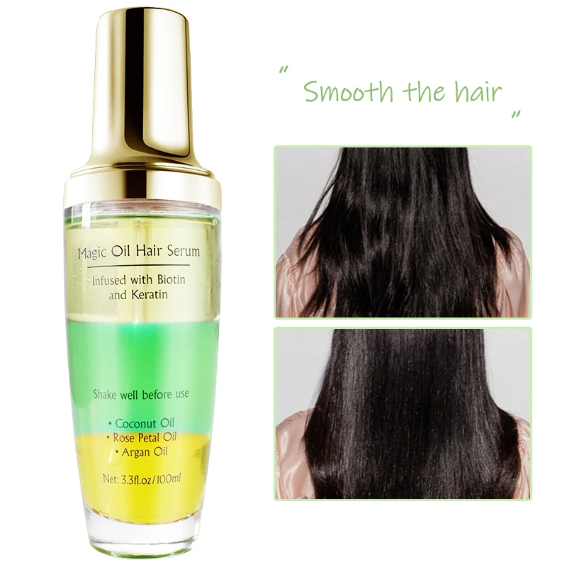 Оптовая продажа натуральное аргановое трио масло волшебное масло для волос сыворотка питательный ремонт поврежденные волосы роскошное масло для волос