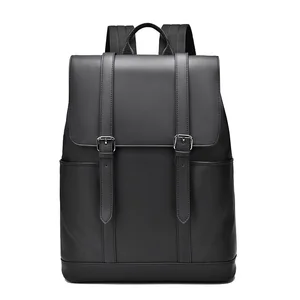 Wholesale 17 Inch Waterproof Student and Business Travel Backpack Men's Laptop Backpack with Polyester Lining Zipper Closure