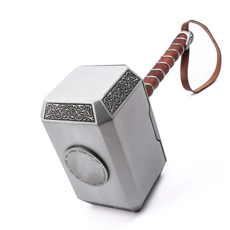 Drop Shipping Metal Thor Hammer Mjolnir Prop for Cosplay