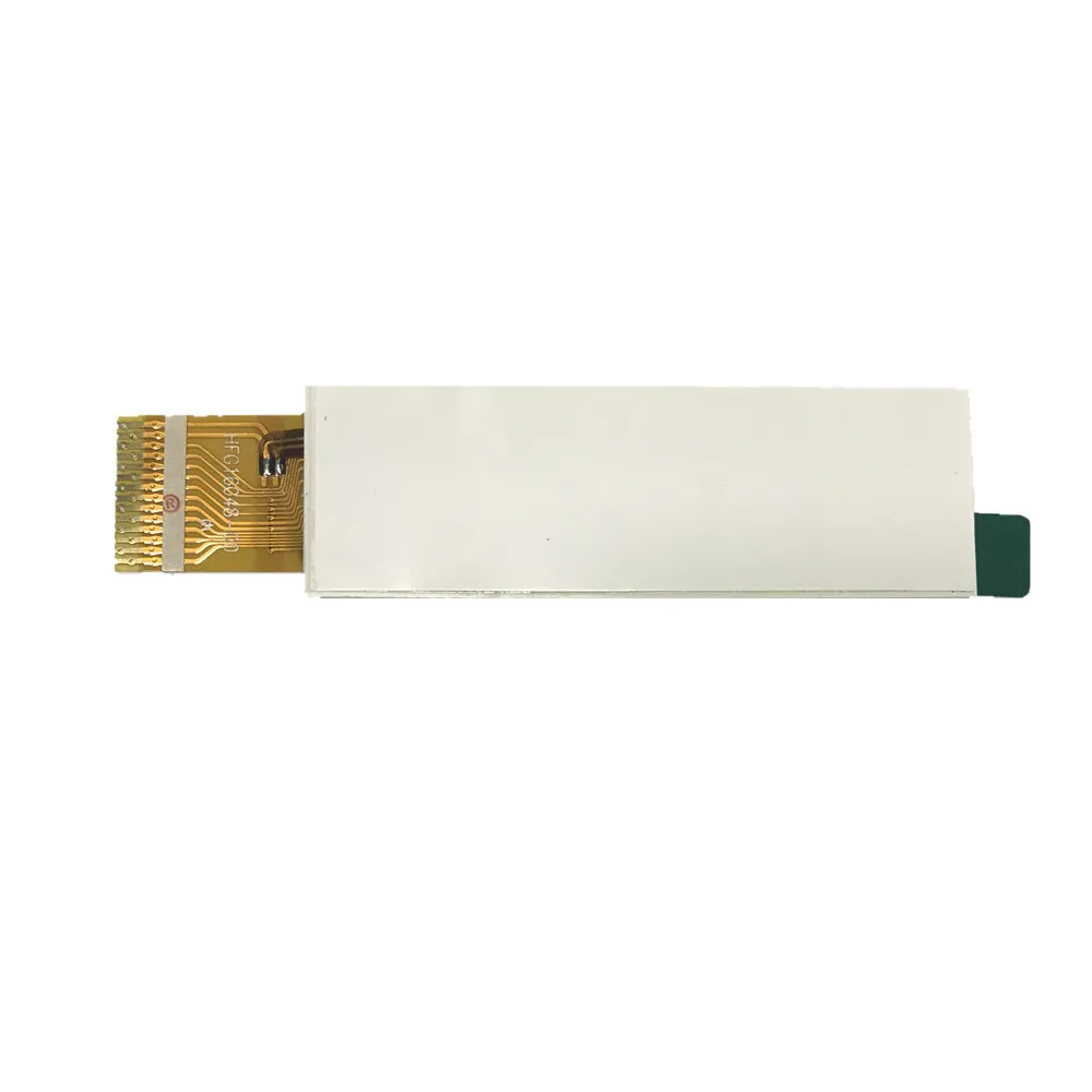 Rectangular LCD Graphic Display 160x48 FPC Connector With White LED Backlight For Measuring Equipment