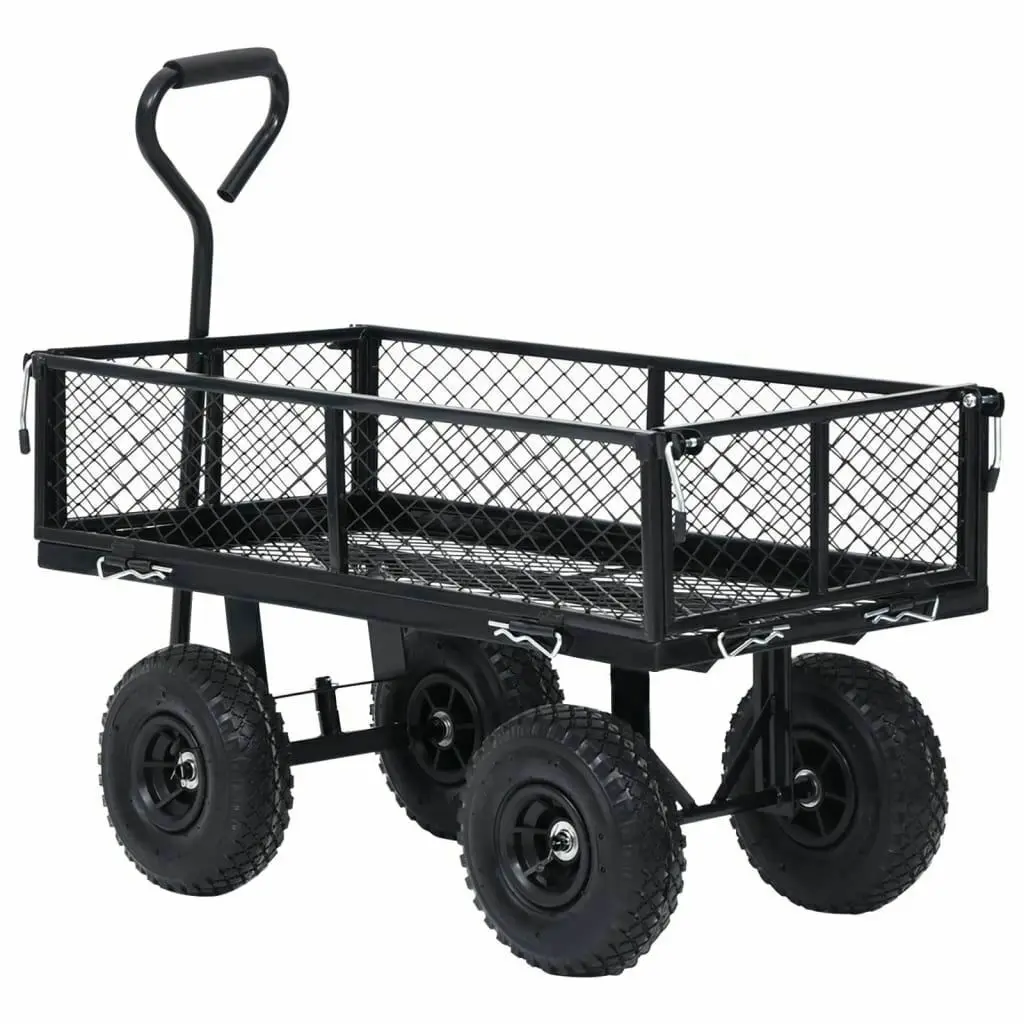 Color Collapsible 220 Lbs Capacity Folding Wagon Utility Garden Service
