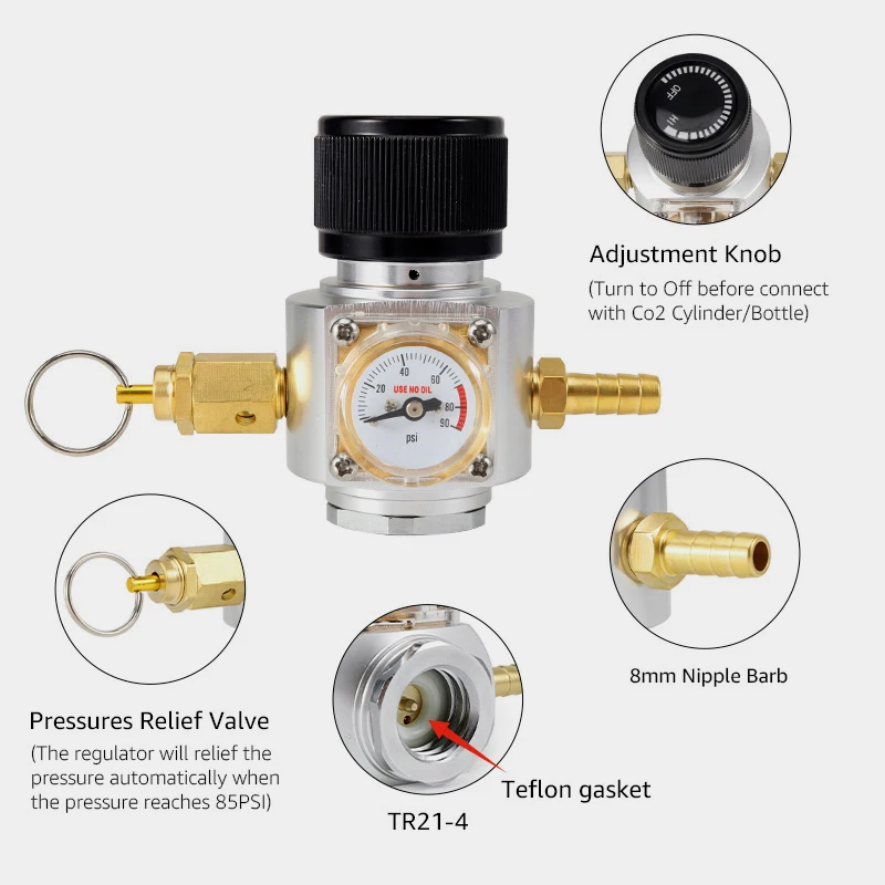 Homebrew Beer Keg 5l,Pressuirzed Mini Keg System Mini Growler Kit With