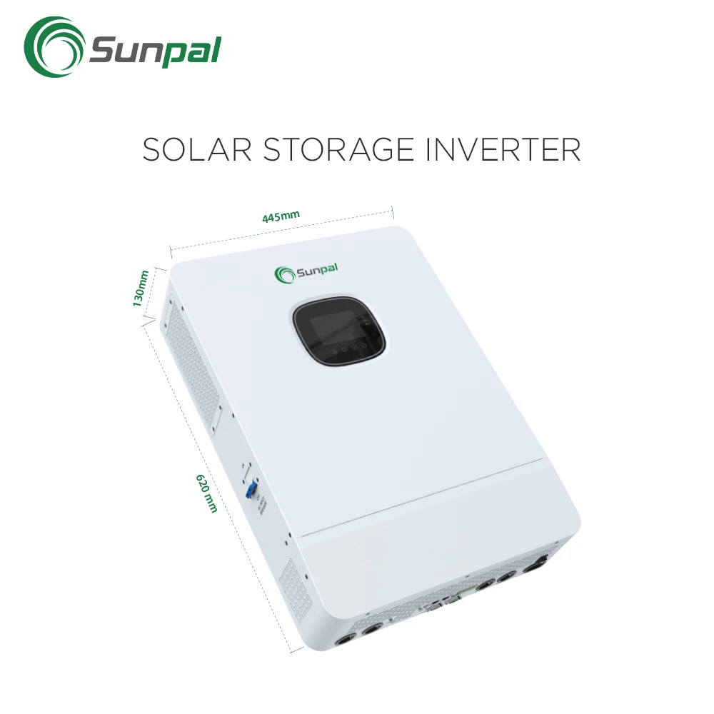 Sunpal on Grid Tie Hybrid Transformerless Inverter 10Kw Single Phase Solar Industrial Inverter