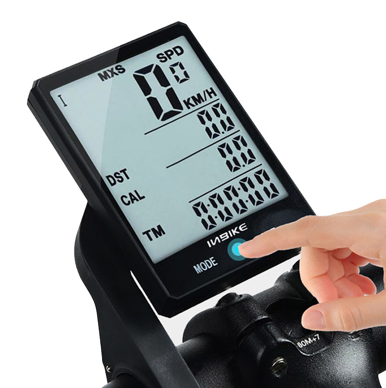 INBIKE 2,8 'беспроводной водонепроницаемый велосипедный одометр держатель GPS велосипедный компьютер