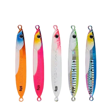Tolure Long-Cast Jigging Metal Artificial Hard Bait Lure 40g-150g Sea Fishing Boat Fishing Glow-in-the-Dark Slow-Rolling Jig – Metal Jig – view 2