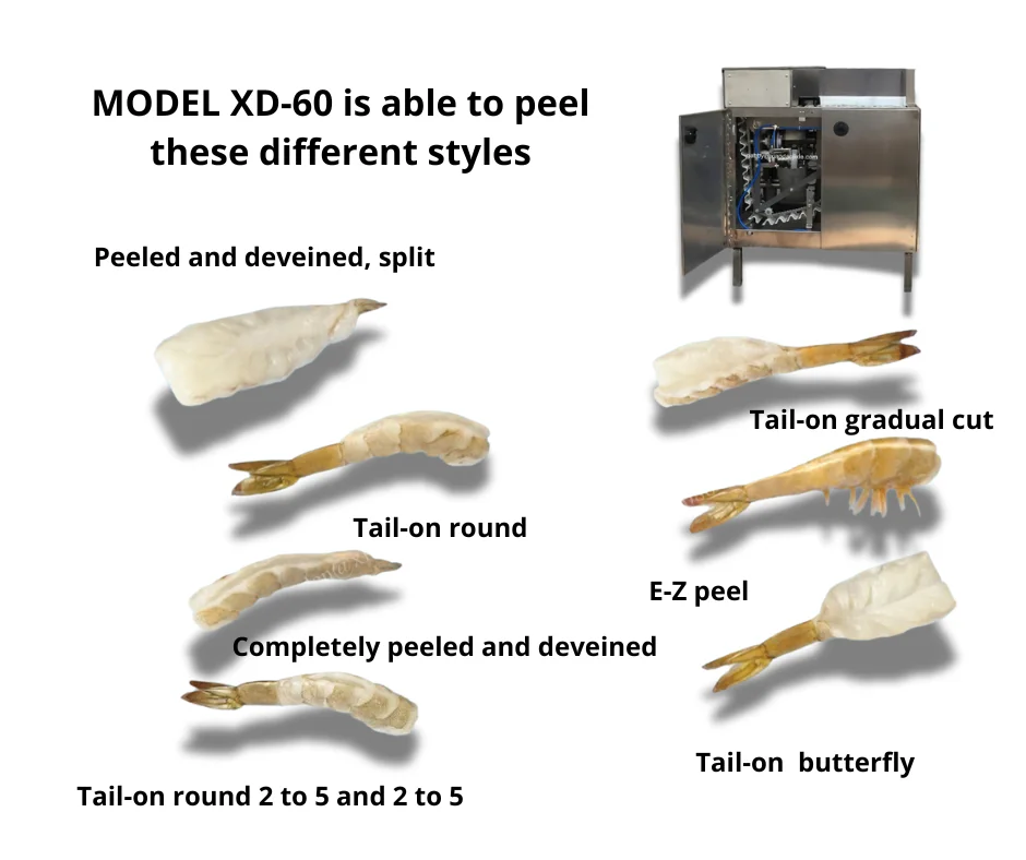 Premium Design Automatic Shrimp Shell Remover and Vein Cleaner Equipment  Shrimp Processing for Industrial Shrimp Processing