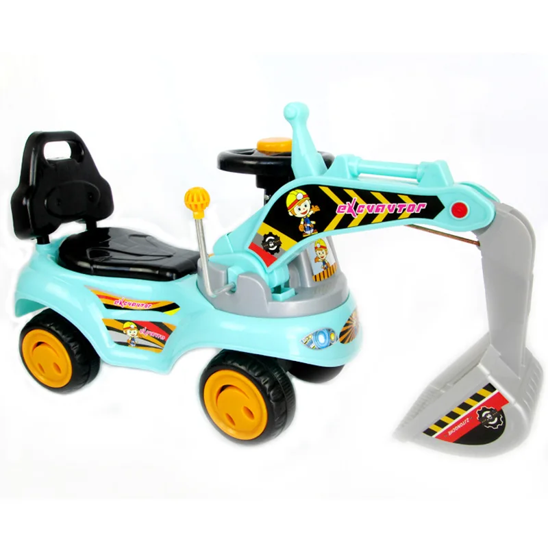 Batteries Powered Childeren's Construction Dig Excavator Toys for 3 4 5 6 7 Year Old Boys