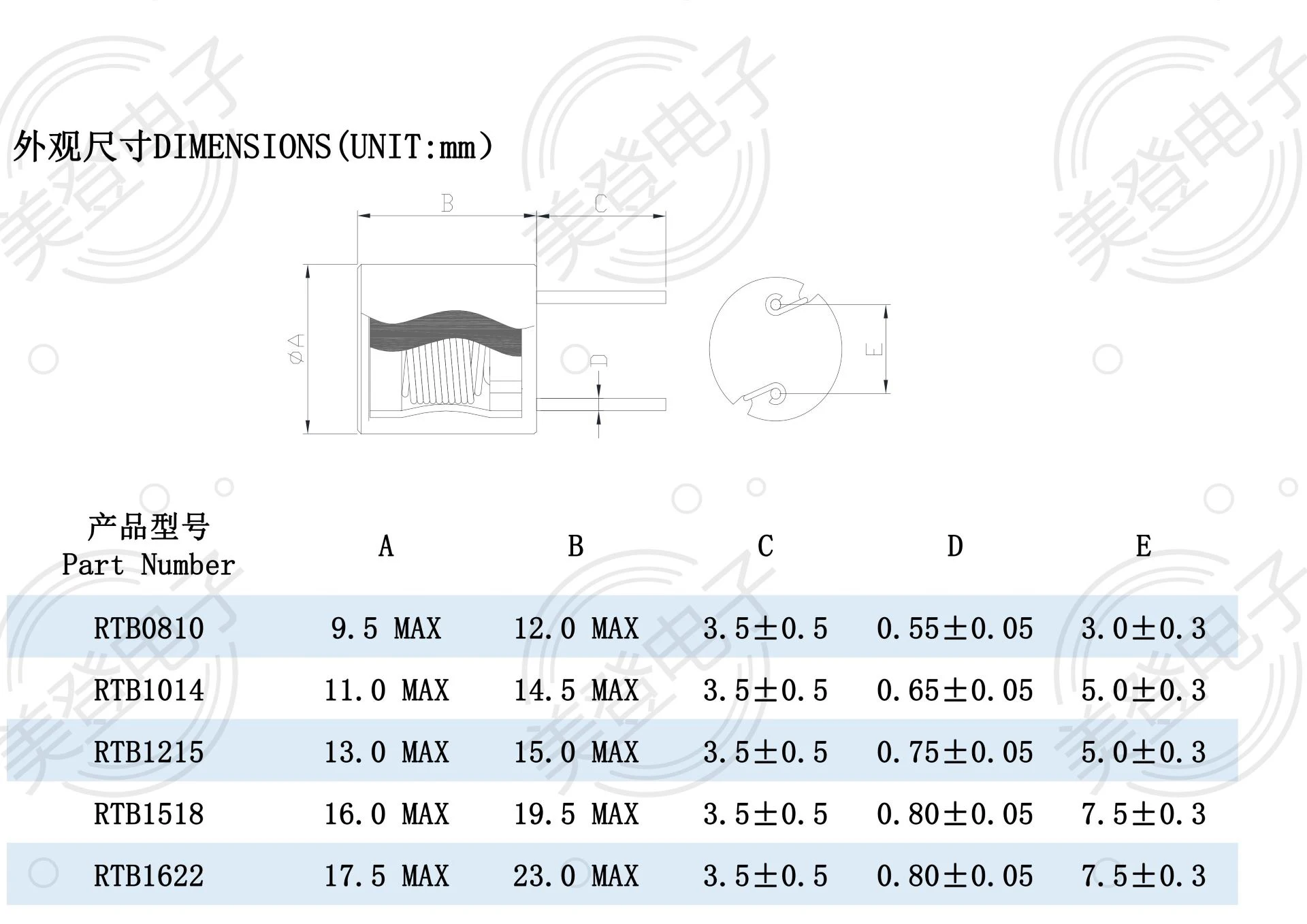 Shielded Radial Leaded Inductor 470uh 500uh 560uh 680uh Inductance ...