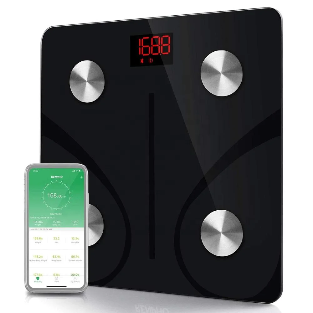 Weighing BMI Smart Scale blue tooth Digital Wireless Small Electronic Weight Body Fat Scale Bathroom Digital Scale