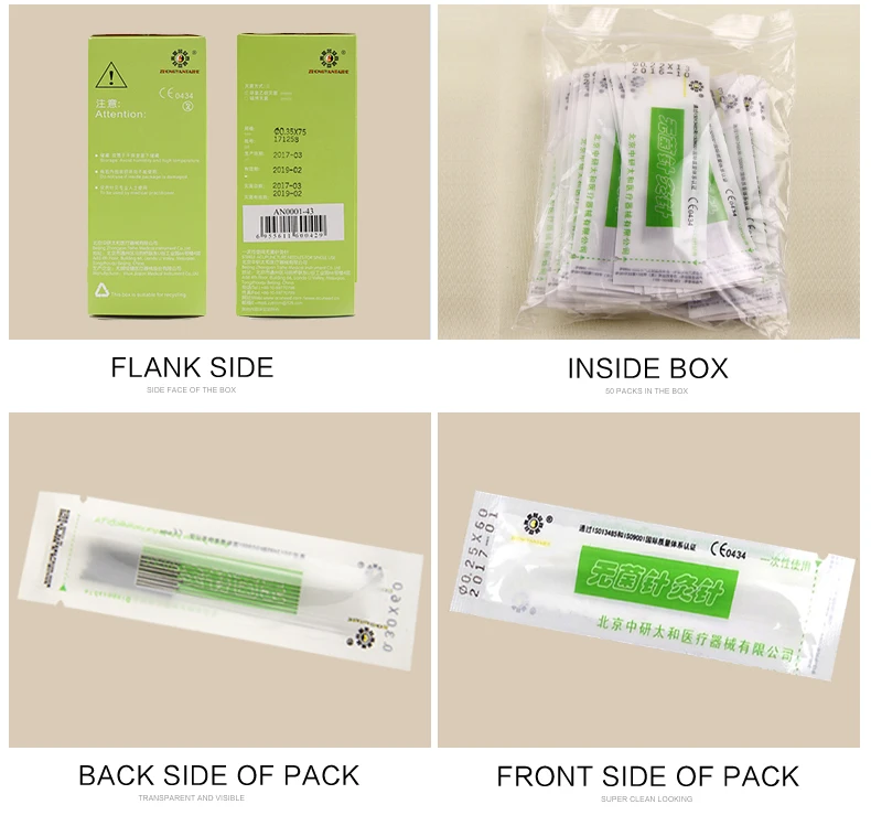 Wholesale Acupuncture Needles Reusable Sterile Acupuncture Needle Dry