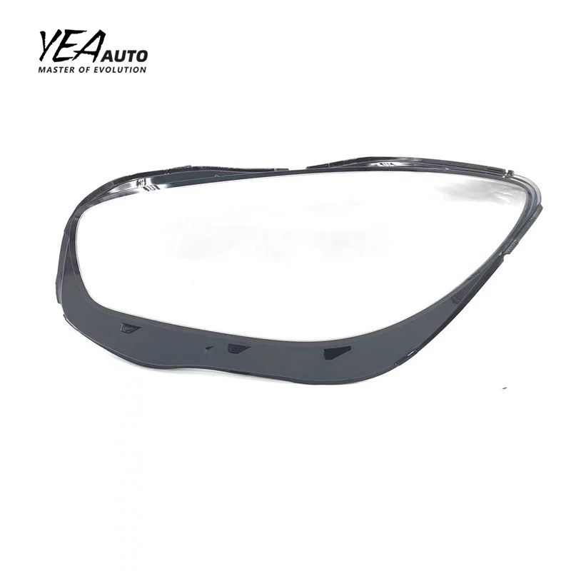 product yea auto car headlight cover lens glass pc lampshade lamp for mercedes benz amg gt190 gt 190 headlamp shade lens cover 2015 2019-30