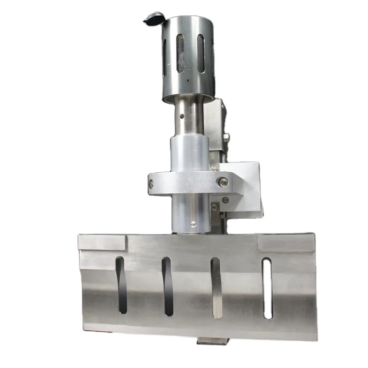 Xiaowei 20khz Ultrasonic Food Cutter Meat Pastry Cake Cheese Toast Candy Round  Ultrasonic Cutting Machine