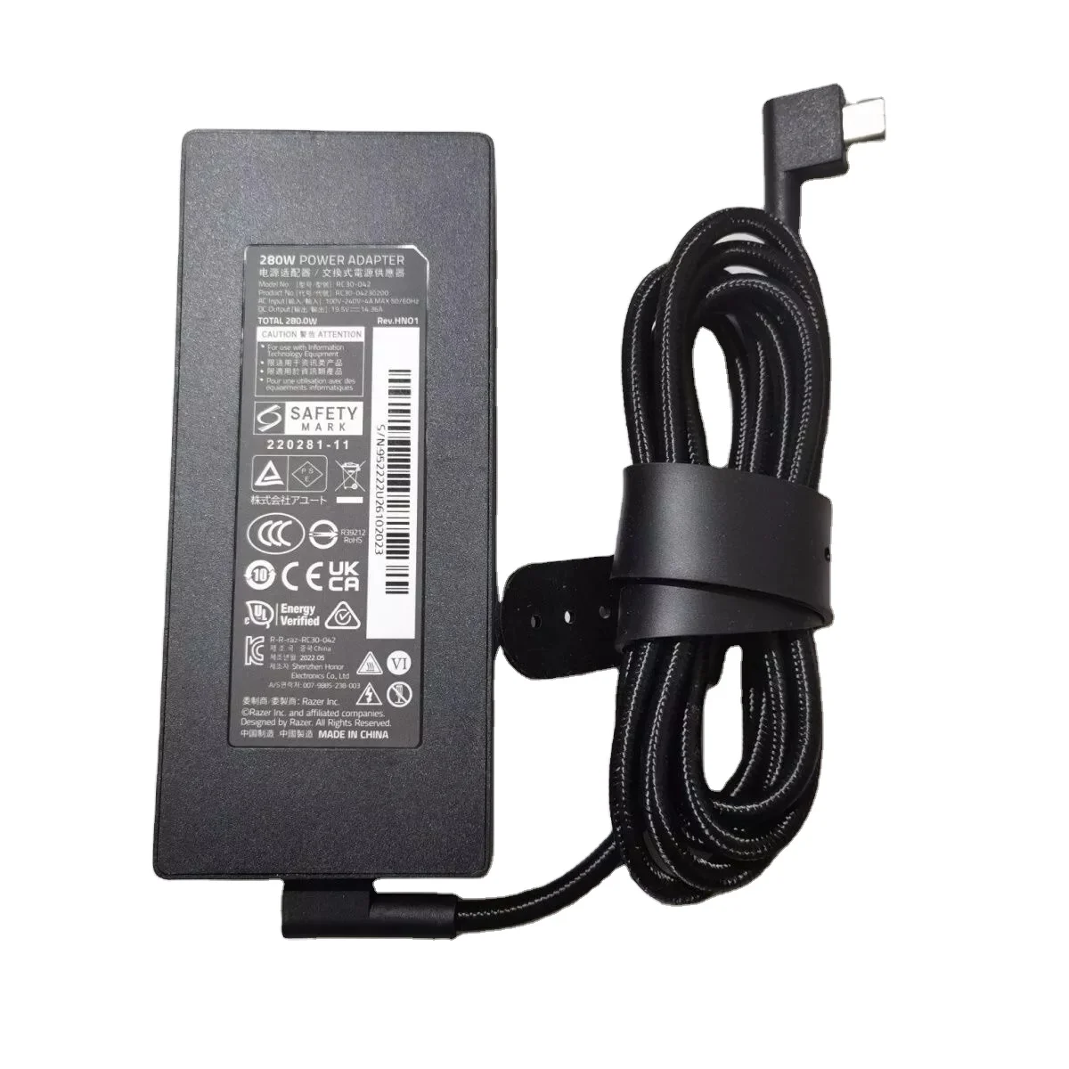 Razer Blade 17 Power Adapter - 280W Charger RC30-04230200