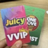 Tarjeta VIP con perforadora