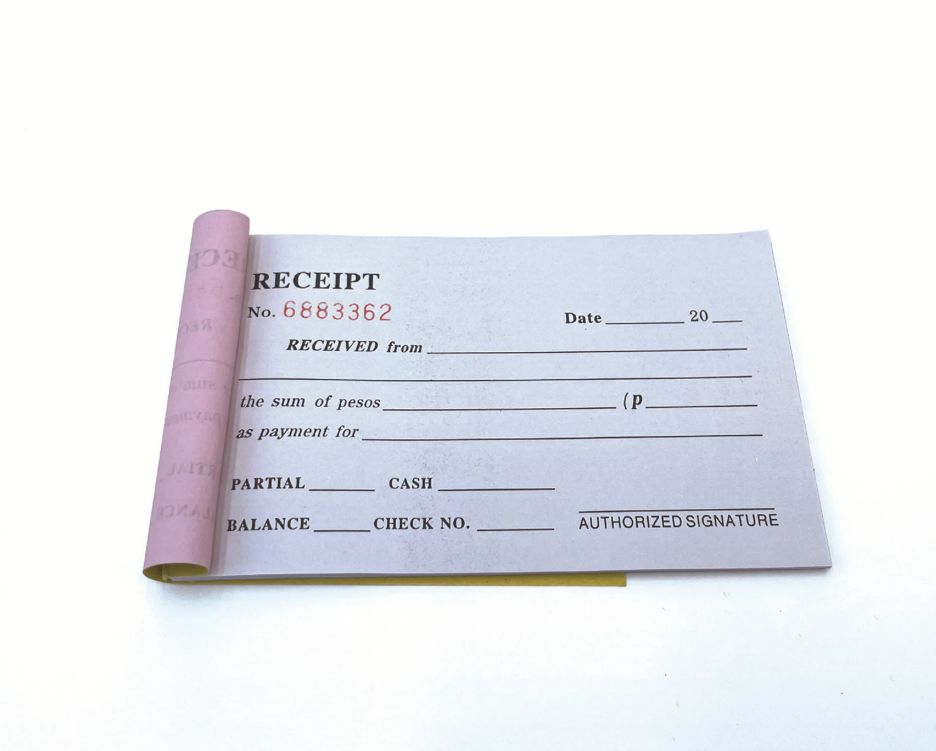Custom Logo 4 Ply Continuous Printing Transfer Paper Receipt Invoice Books Duplicate Carbonless Paper Restaurant Guest Check