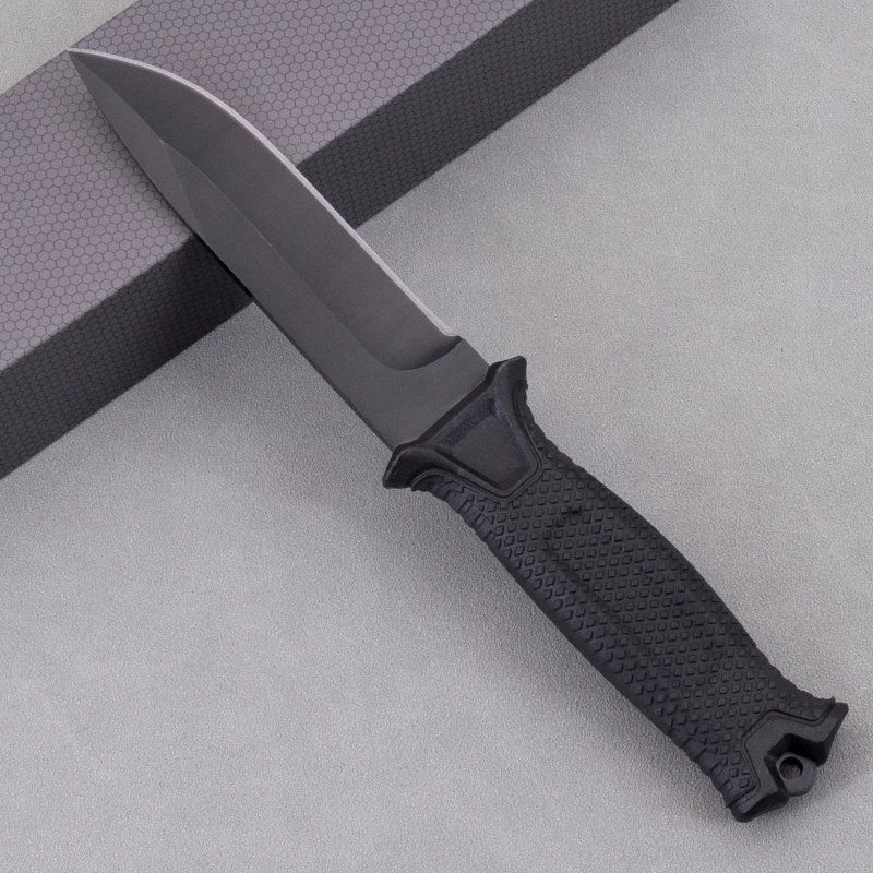 Factory Direct Custom Fixed Blade Outdoor Tactical Knife Stainless Steel Camping Survival Knife with Sheath