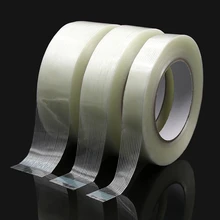 Glass Fiber Heavy Duty Filament Strapping Tape Straight Line Reinforced Self Adhesive Waterproof Fiberglass Tape