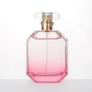 30ml 50ml100mlピンクフラットリフィルスクエア香水フレグランス