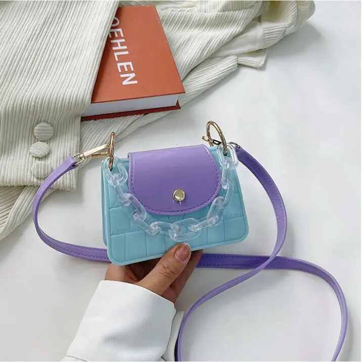 2021 Summer mini jelly bags women jelly pvc purse fashion designer handbags for women kids jelly purses